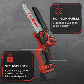 TREXEEN safety lock engaged for safe operation during projects