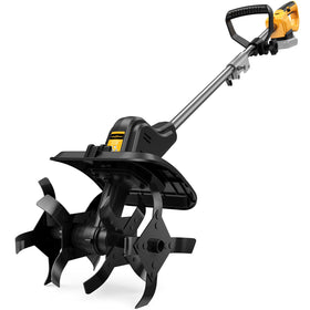 TREXEEN cordless tiller with dewalt 20V compatibility ready for soil prep