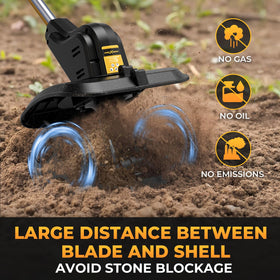 TREXEEN tiller dual safety system for safer operation