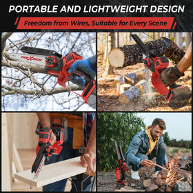 TREXEEN cordless design ideal for garden trimming and light woodwork