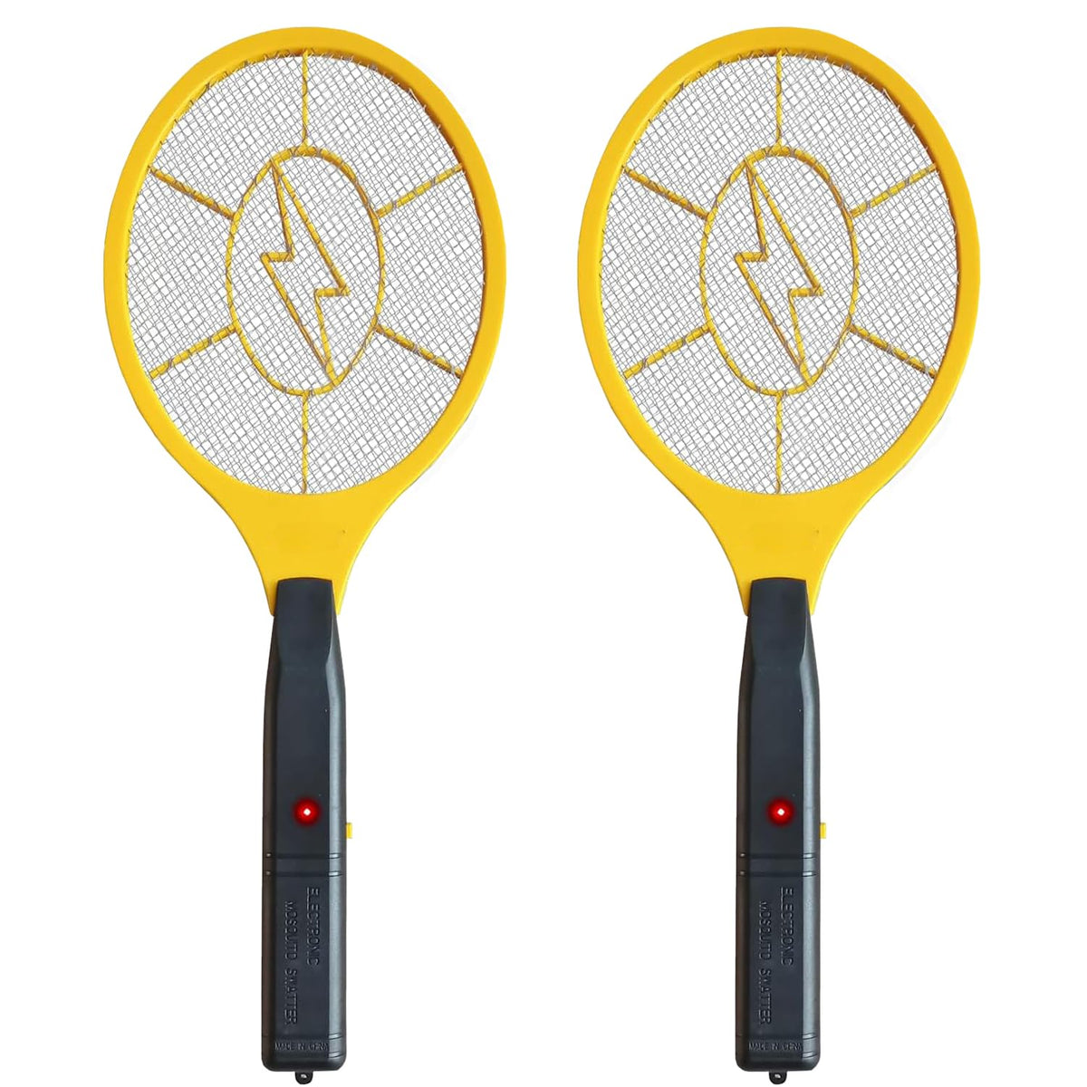 TRIDOK 2-pack electric fly swatter for indoor outdoor use for efficient bug control