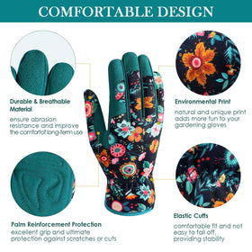 Trifabricy breathable back panel keeps hands cool during long sessions.