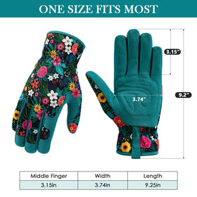 Trifabricy breathable back fabric keeps hands cool during long sessions.