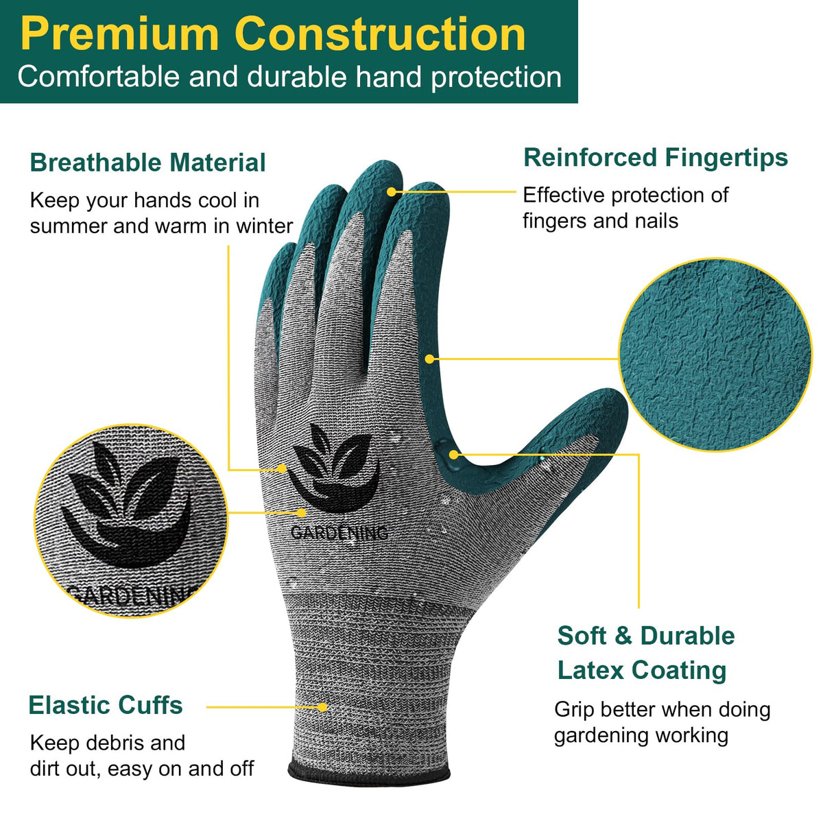 Trifabricy gloves durable grip and tactile sensitivity for precise handling