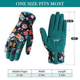 Trifabricy elastic wrist ensures secure fit and dirt exclusion.