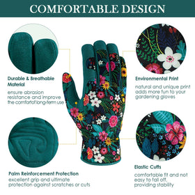 Trifabricy elastic-wrist design ensuring secure fit and dirt exclusion.