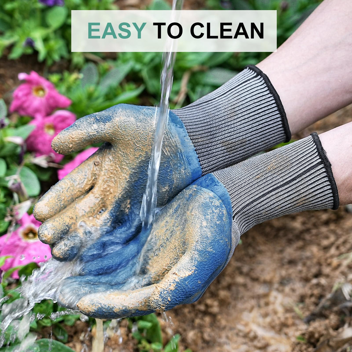 Trifabricy garden gloves indoor-outdoor-use suit tasks everywhere