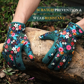 Trifabricy gloves palm grip highlighting ergonomic grip for precise tool handling.