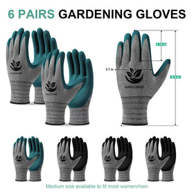Trifabricy gloves snug-fit unisex design for comfortable gardening