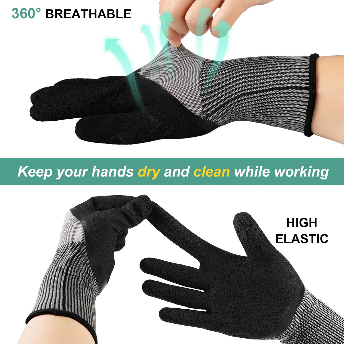 Trifabricy Garden Gloves unisex-fit fits most hands for comfortable wear