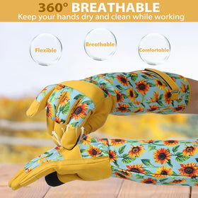 Trifabricy gloves built from canvas and microfiber offering durable protection and flexibility.