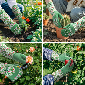 Trifabricy gloves are machine washable for easy cleaning after messy jobs.