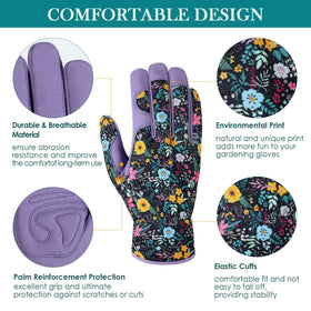 Trifabricy gloves palm grip emphasizes ergonomic design for precise tool handling.
