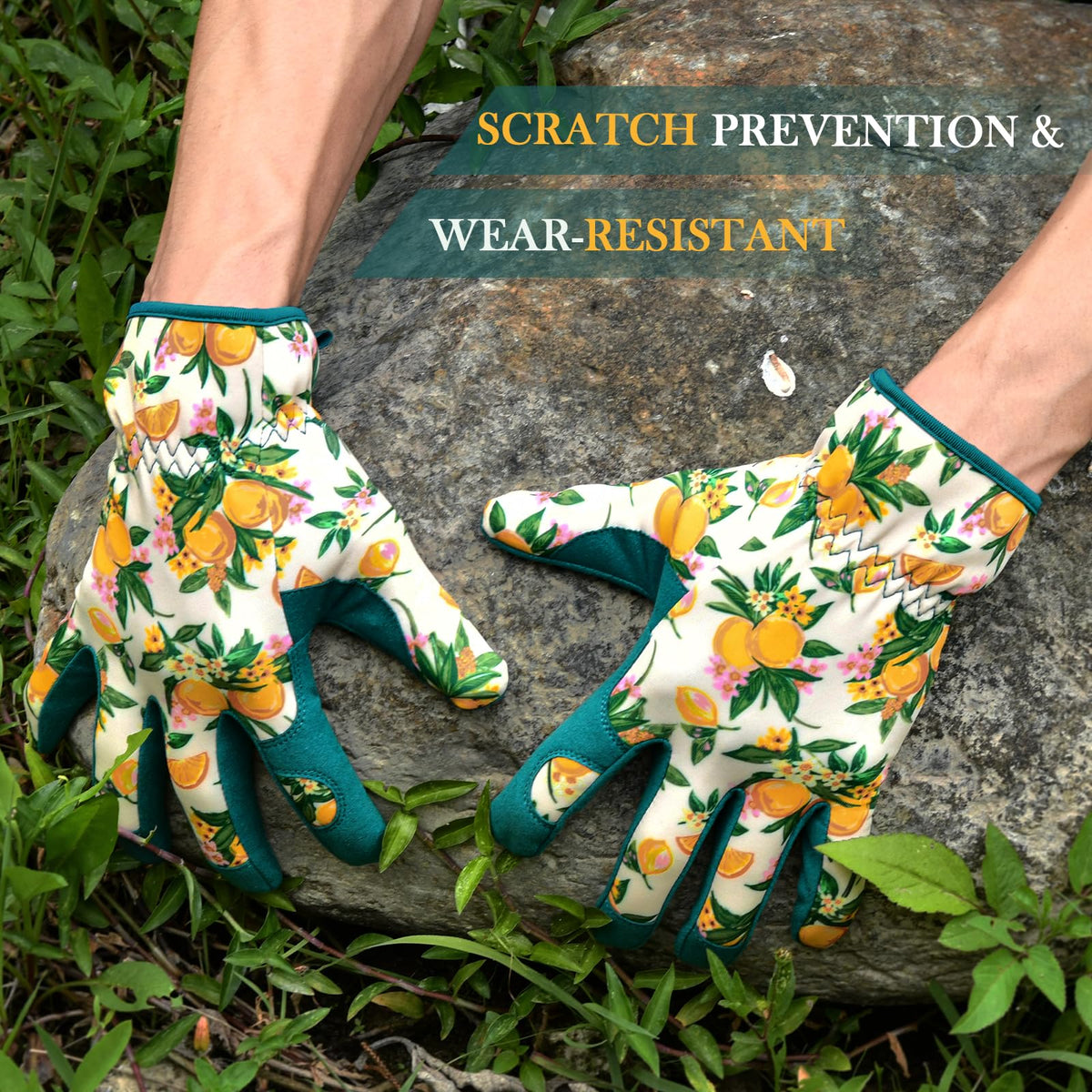 Trifabricy Garden Gloves Women grip palm for precise tool handling
