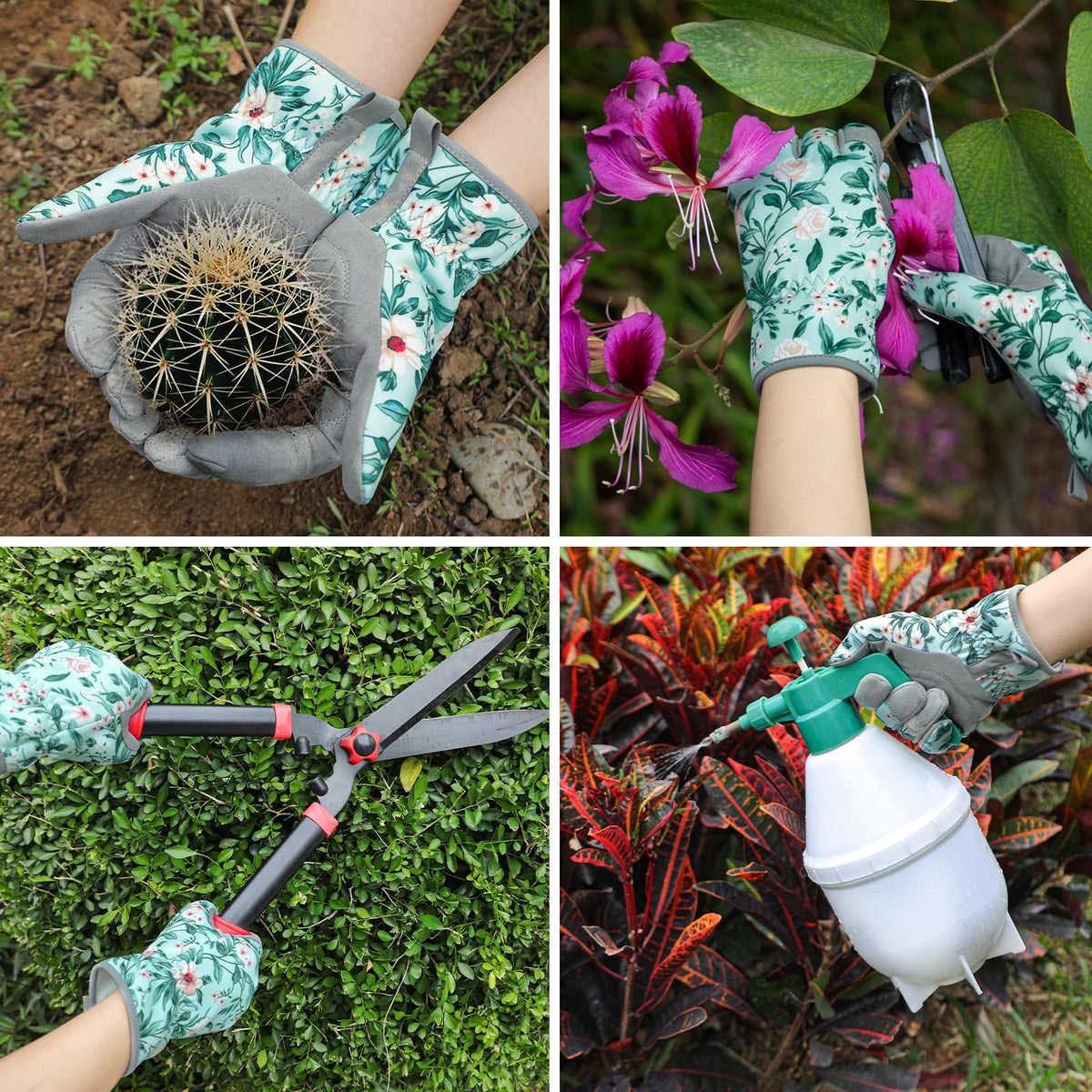 Multi-purpose gloves suitable for gardening, yard work, and DIY tasks.