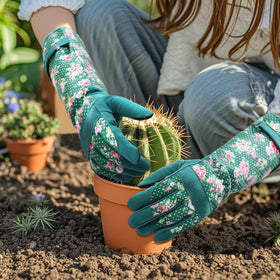 Trifabricy outdoor-use gloves support versatile tasks from pruning to potting.
