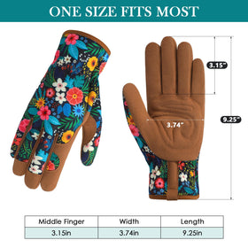 Trifabricy Garden Gloves for Women pruning-use in action protects hands