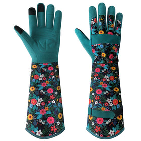Trifabricy Gardening Gloves for Women, breathable long design keeps hands cool during gardening.