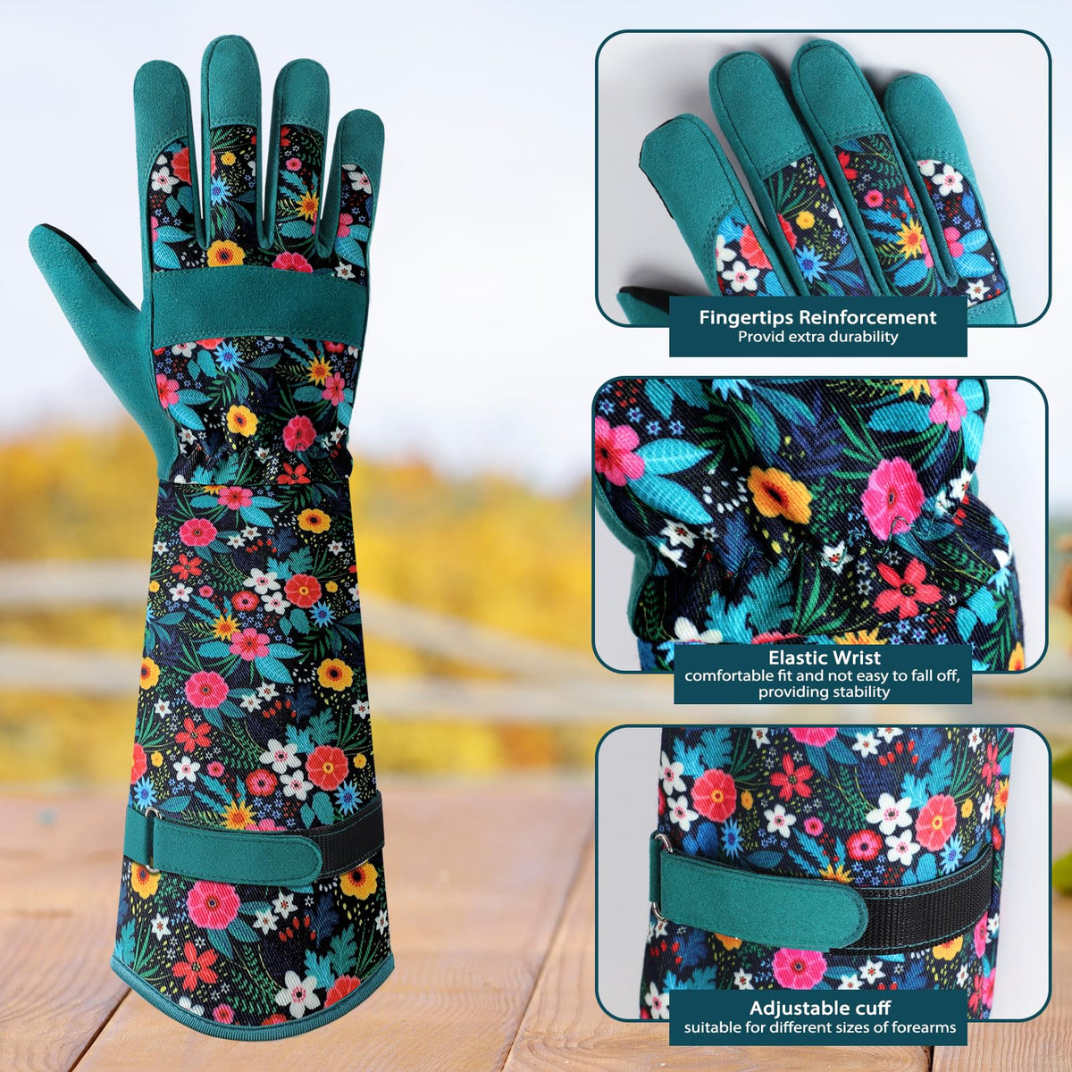 Trifabricy Gardening Gloves for Women, enhanced grip aids tool handling.