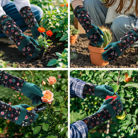 Trifabricy machine-washable gloves simplify cleanup after outdoor work