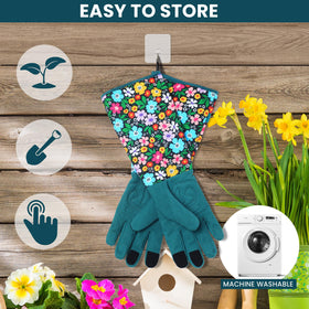 Trifabricy floral design adds cheer to gardening