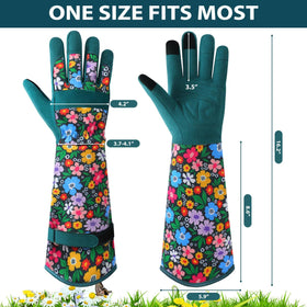 Trifabricy gloves shield palms from thorns during pruning