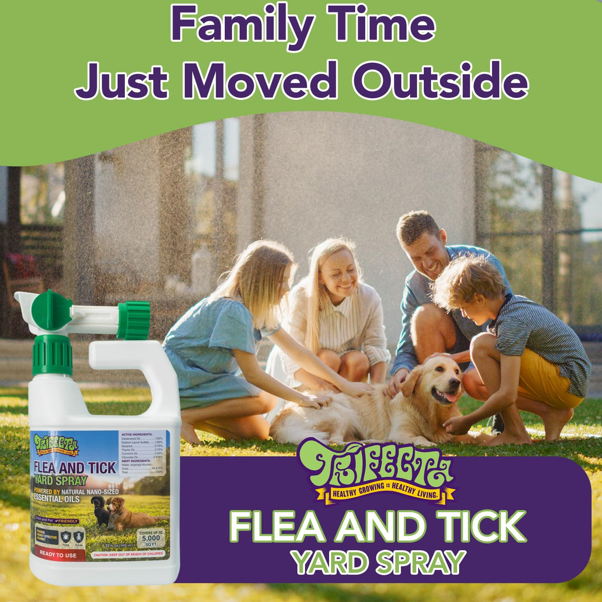 Trifecta spray with cedarwood and citronella for natural pest deterrence