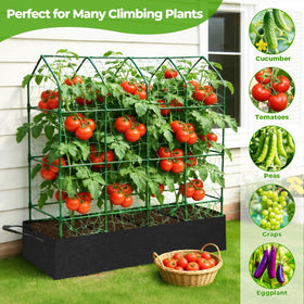 Built-in non-woven fabric bed enhances drainage and moisture retention for roots.