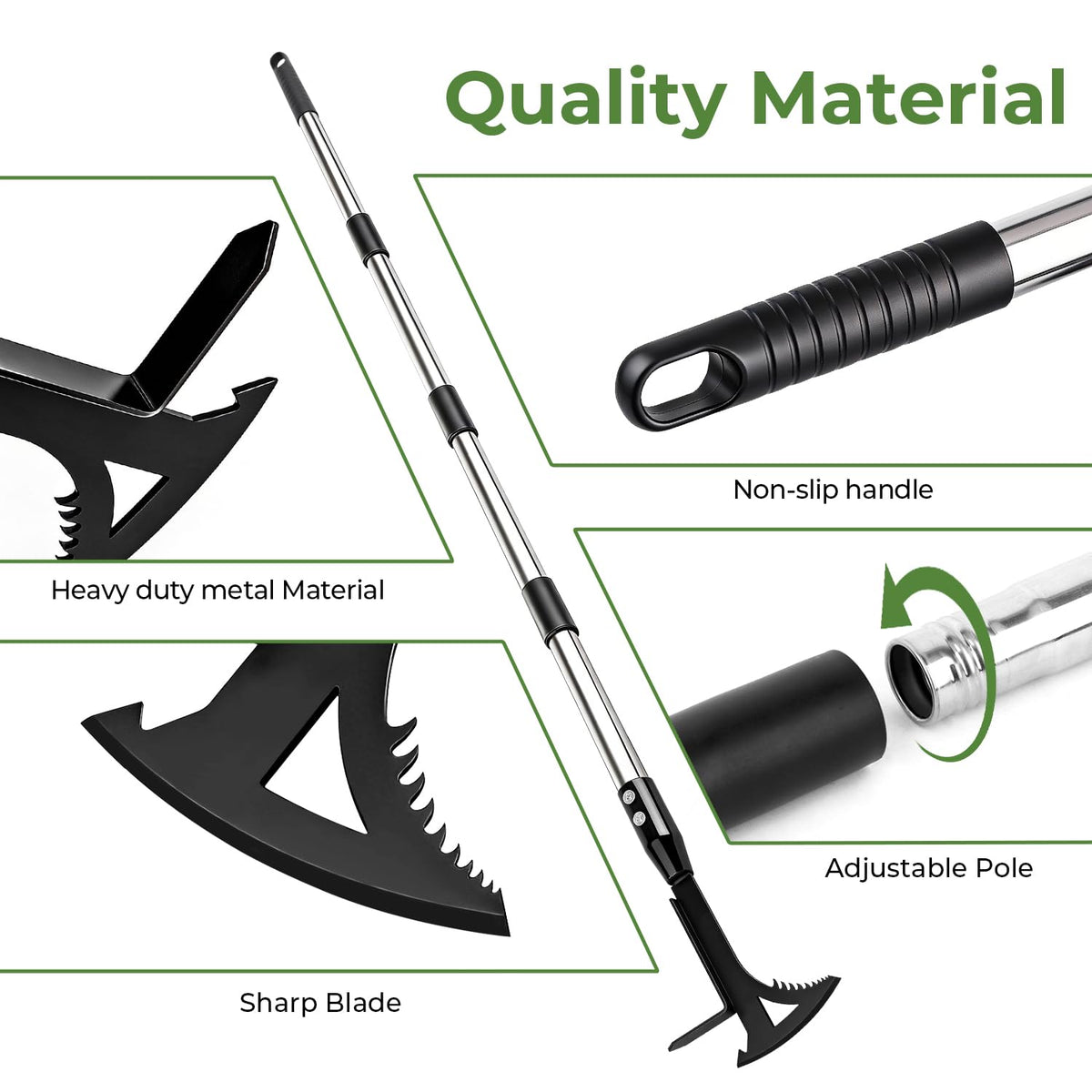 TrigenTeels compact L-shape design offers easy access in narrow gaps.
