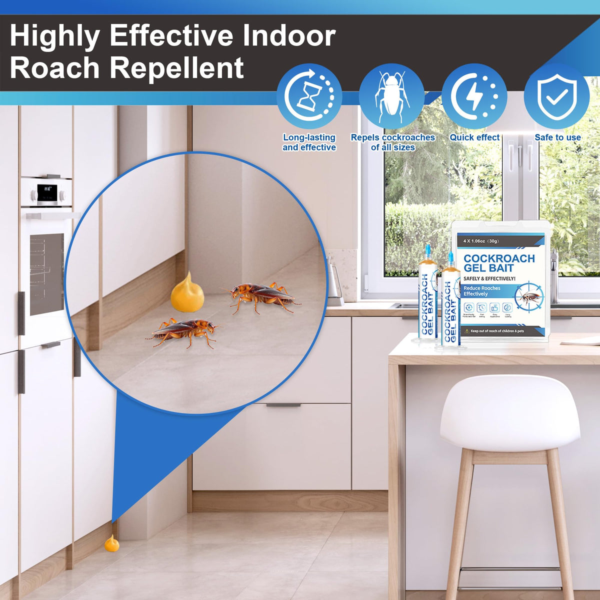 Trihood German roach-targeting formula focused on common indoor pests.