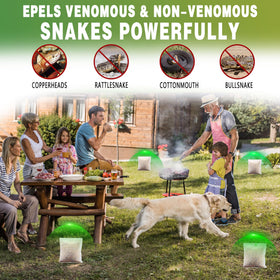 Trihood snake repellent garlic peppermint castor oil formula protects plants safely