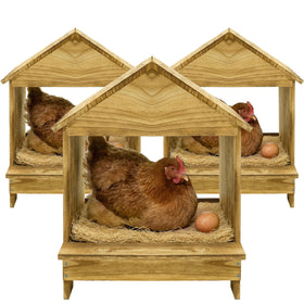 TRINFREE Gold Standard nesting box panels for easy assembly and sturdy fit in your coop