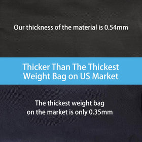 TRINKA sandbags water-resistant material protects contents during rain or splashes