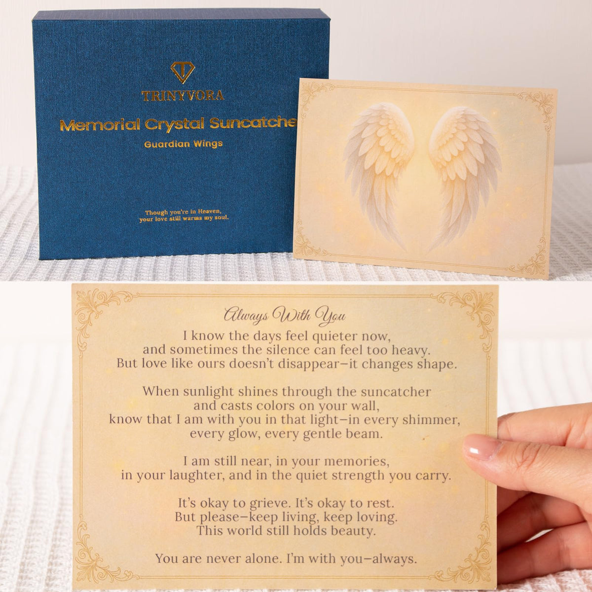 TRINYVORA keepsake for funerals and anniversaries ready to gift