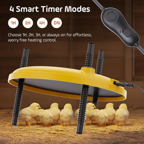 TRIOCOTTAGE Chick Heat Plate energy-efficient 35W heater for colder environments