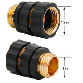 Triumpeek 3-4inch garden hose connector, male end, fast attachment.
