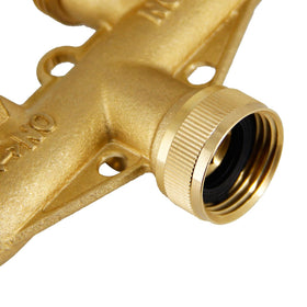 Triumpeek ABS shut-off with brass body detail for durable control.