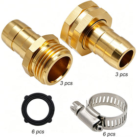 Triumpeek male hose repair kit for tight, leak-free fittings