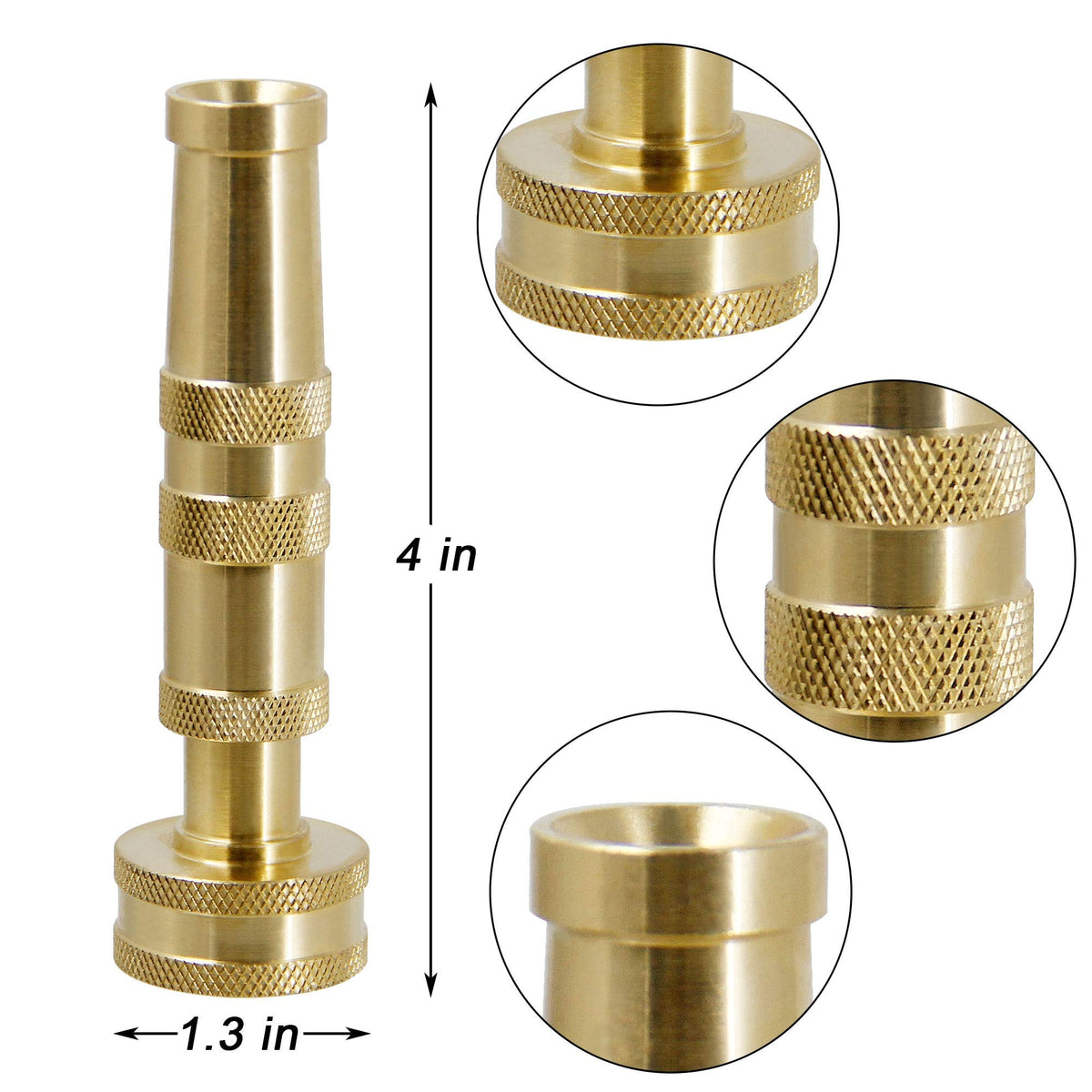 Triumpeek adjustable-tip nozzle in action delivering mist to jet spray