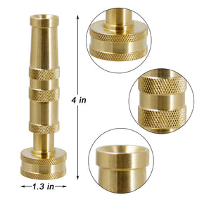 Triumpeek adjustable-tip nozzle in action delivering mist to jet spray