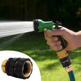 Triumpeek universal fit for 3/4 inch hoses simplifies garden setup.