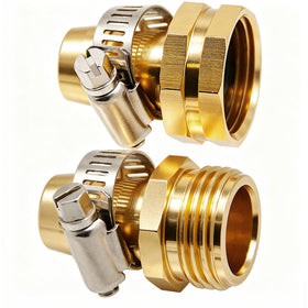 Triumpeek water connection assembly aids versatile hose repairs