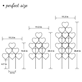 Trlzey Stackable Trellis Connection Closeup shows easy integration for varied plant sizes.