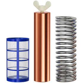 Troxlly pool ionizer copper replacement anode, 4.13 x 0.98 inch, universal compatibility.