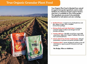 True Organic Bone Meal container garden ideal for pots and balconies.