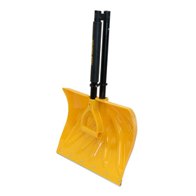 TRUE TEMPER collapsible handle enables compact storage after use.