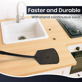 TrueYee 6-pack with hanging loops keeps spare swatters within easy reach.