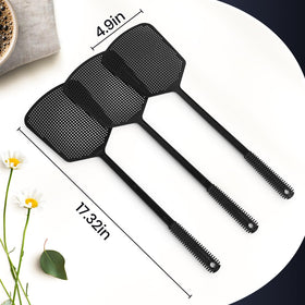 TrueYee long-handle fly swatter designed for indoor spaces with easy reach and control.