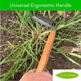 Truly Garden Thick Leather Sheath offers safe storage between tasks.