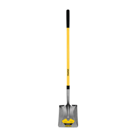 Truper Tru Pro square-point shovel blade close-up for efficient digging and material transfer